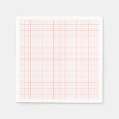 Graph Paper Napkins Serviette (Vorderseite)