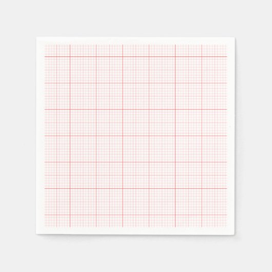 Graph Paper Napkins Serviette (Vorderseite)
