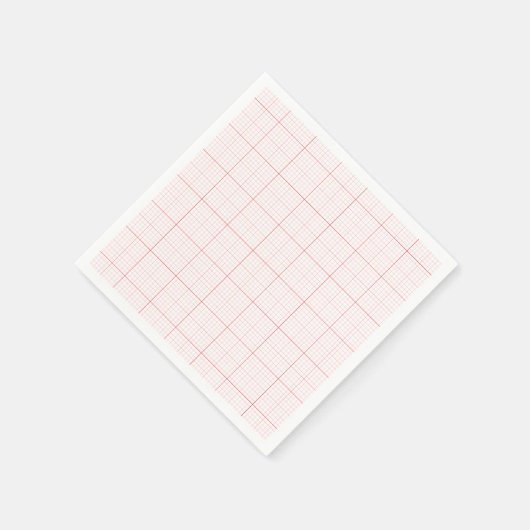 Graph Paper Napkins Serviette (Ecke)