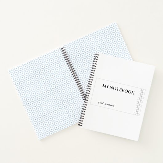 Graph Paper Notebook - White Notizblock (Innenseite)