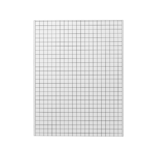 Graph Paper Notepad Notizblock (Rotiert)