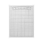 Graph Paper Notizblock (Rotiert)