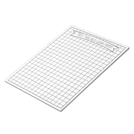 Graph Paper Notizblock (angewinkelt)