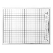 Graph Paper Notizblock (Vorderseite)
