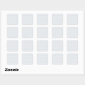 Graph Paper Quadratischer Aufkleber (Blatt)