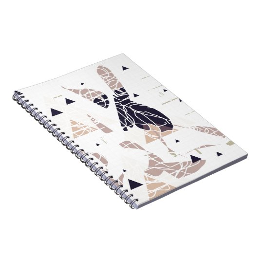 graph paper triangle soft Design by SIRAdesign Notizblock (Rechte Seite)