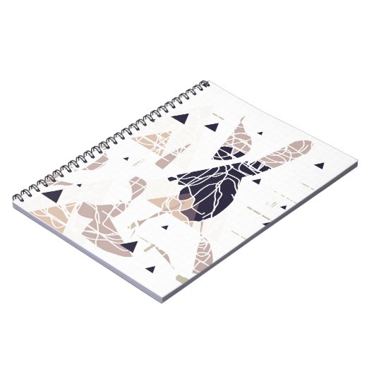 graph paper triangle soft Design by SIRAdesign Notizblock (Linke Seite)