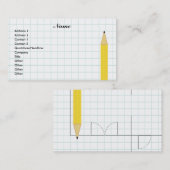 Graph Paper Visitenkarte (Vorne/Hinten)