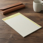 Graph Paper with Logo (Inch Squares) Custom Grid Notizblock