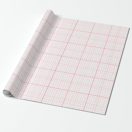 Graph Paper Wrapping Paper Geschenkpapier (Ungerollt)