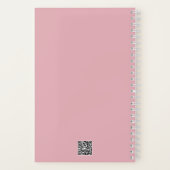 Graph Pink Notebook mit Monogramm Notizblock (Rückseite)