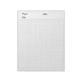 Graph Sheets Grid Paper 6 mm Grau Notizblock (Rotiert)