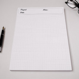 Graph Sheets Grid Paper 6 mm Grau Notizblock