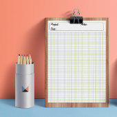 Graph Sheets Grid Paper 6 mm, grünes grafisches Gr Notizblock