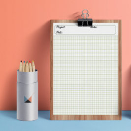 Graph Sheets Grid Paper 6 mm, grünes grafisches Gr Notizblock