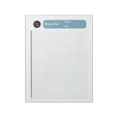 Graph Sheets Grid Paper 8 mm Blau Notizblock (Rotiert)