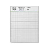 Graph Sheets Printable Paper Gray Grid Notizblock (Rotiert)