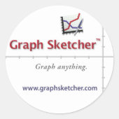Graph Sketcher Sticker (Vorderseite)