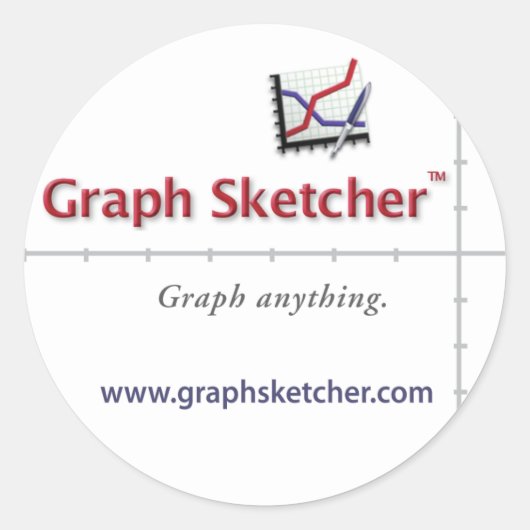 Graph Sketcher Sticker (Vorderseite)