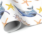 Graph Whale Geschenkpapier (Rolleneckpunkt)