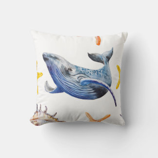 Graph Whale Kissen