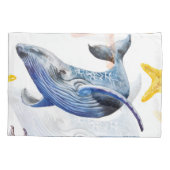 Graph Whale Kissenbezug (Rückseite)