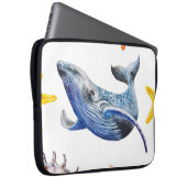 Graph Whale Laptopschutzhülle (Vorne Rechts)