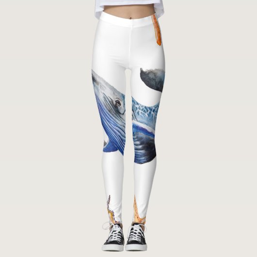 Graph Whale Leggings (Vorderseite)