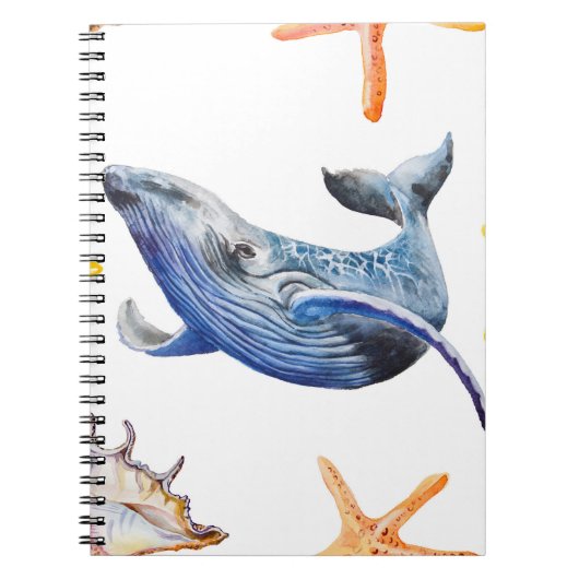 Graph Whale Notizblock (Vorderseite)
