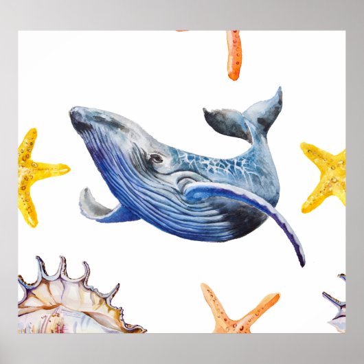 Graph Whale Poster (Vorne)