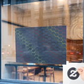 Graphen Fensteraufkleber (Café-Fenster)