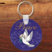 Graphic1 Peace Schlüsselanhänger (Vorderseite)