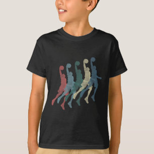 Graphic 365 Bysketbyll Sport Vintage Retro Geschen T-Shirt