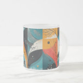 Graphic Abstraction Mattiert Glass Tasse (VorderseiteRechts)
