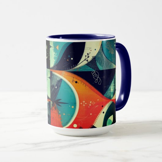 Graphic Abstraction Tasse (VorderseiteRechts)