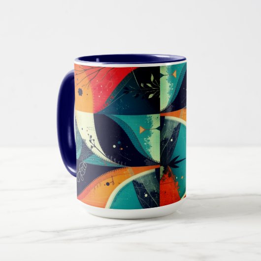 Graphic Abstraction Tasse (Vorderseite Links)