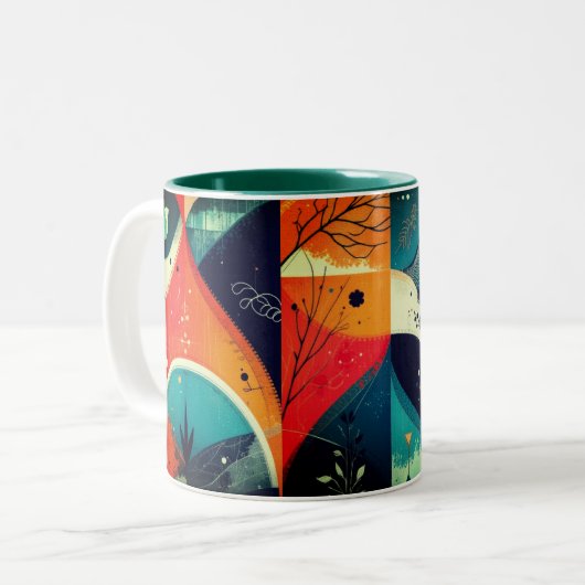 Graphic Abstraction Tasse (Vorderseite Links)