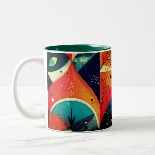 Graphic Abstraction Tasse (Links)