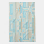 Graphic abstrakte Küstenmeere Geschirrtuch (Vertikal)