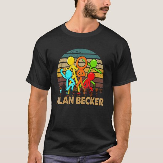 Graphic Alan Animation Beckers Merch Playing Gamer T-Shirt (Vorderseite)