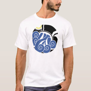 Graphic Aquarius Wasserwirbeln aus Vase T-Shirt