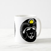 Graphic Aries Ram mit Sun Kaffeetasse (VorderseiteRechts)