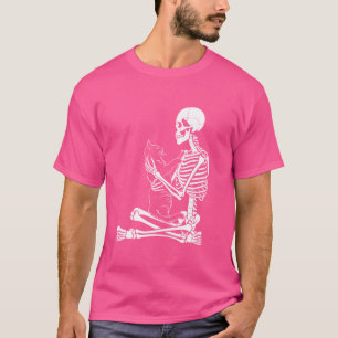 Graphic Arts Kitty Skeleton Halloween Kostüm Skul T-Shirt