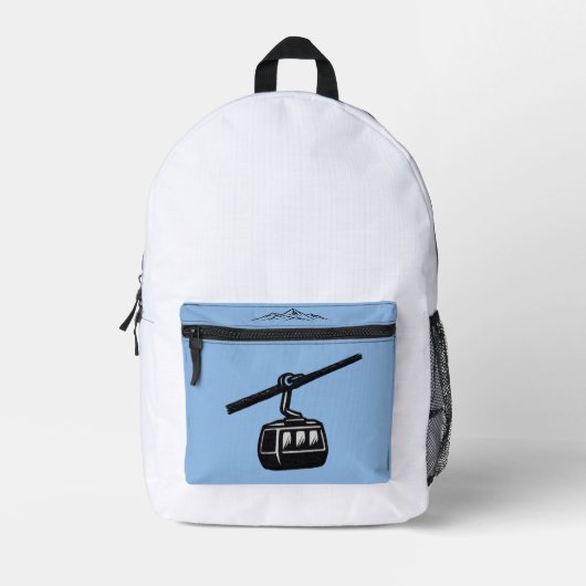 Graphic Backpack - Outdoor Hiking Print Bedruckter Rucksack (Vorderseite)