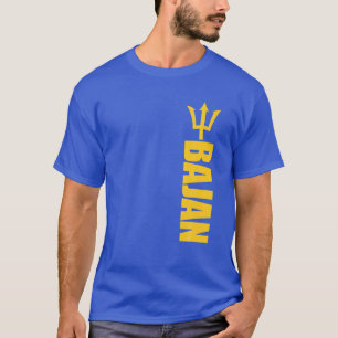 Graphic Bajan Tridents Apparel Vertikal Flag BA T-Shirt