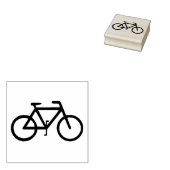Graphic Bicycle 2 Zoll Gummi-Briefmarke Gummistempel (Stempel)