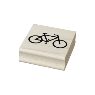 Graphic Bicycle 2 Zoll Gummi-Briefmarke Gummistempel