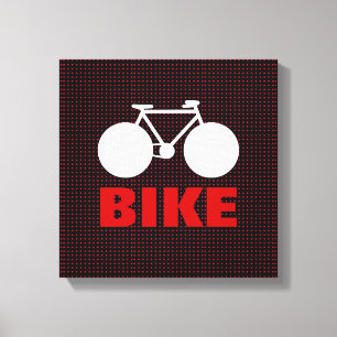 graphic bike decorative art leinwanddruck
