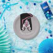 Graphic Black BAT - Happy Halloween - Party Pappteller (Party)