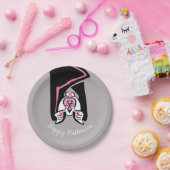 Graphic Black BAT - Happy Halloween - Party Pappteller (Party)